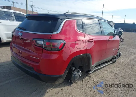 2025 Jeep Compass Limited 4X4 z USA, uszkodzony, nr VIN 3C4NJDCN6ST560628